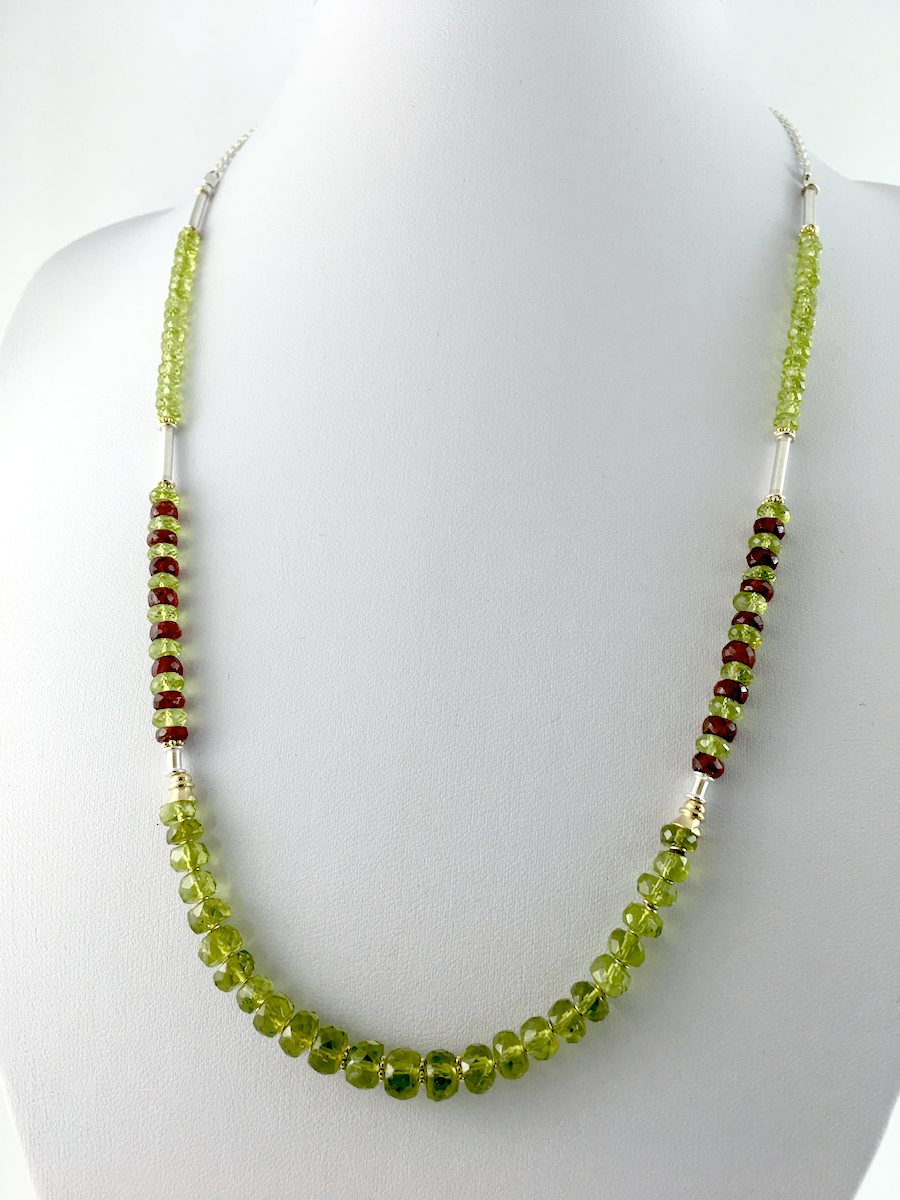 peridot ruby necklace by john peebles