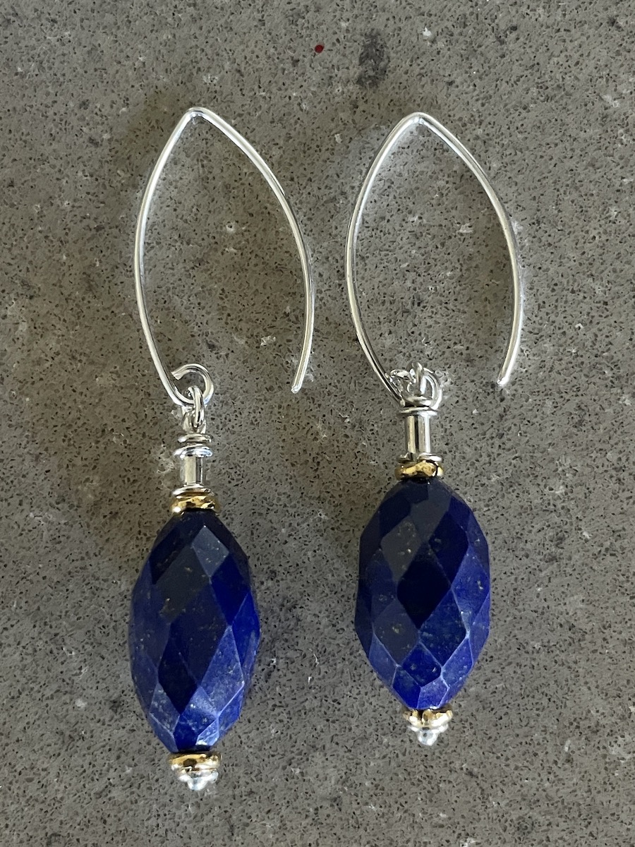 Afghani AA Faceted Lapis Drops